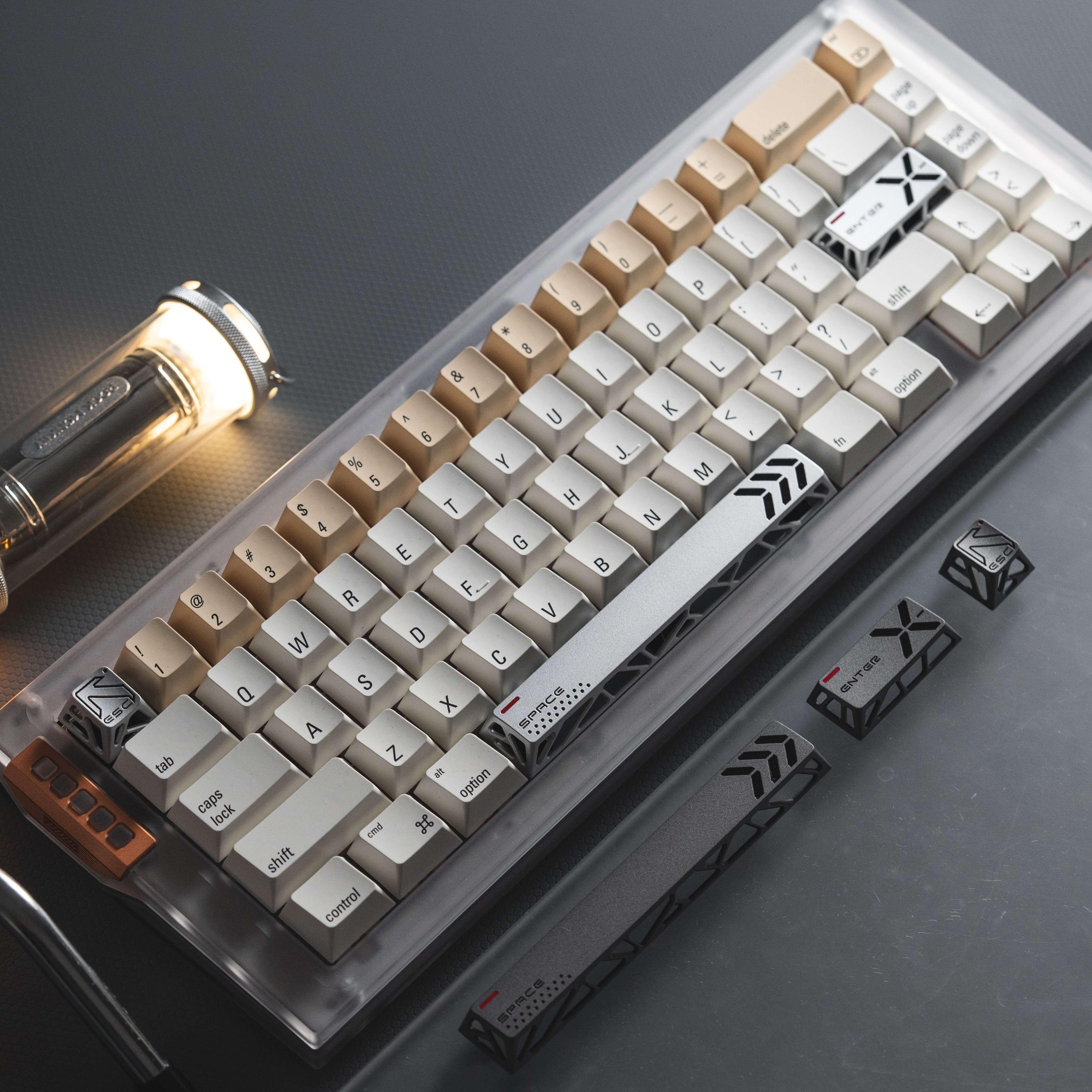 Hi-Fi Keycaps Aluminum Hollow Set K-001