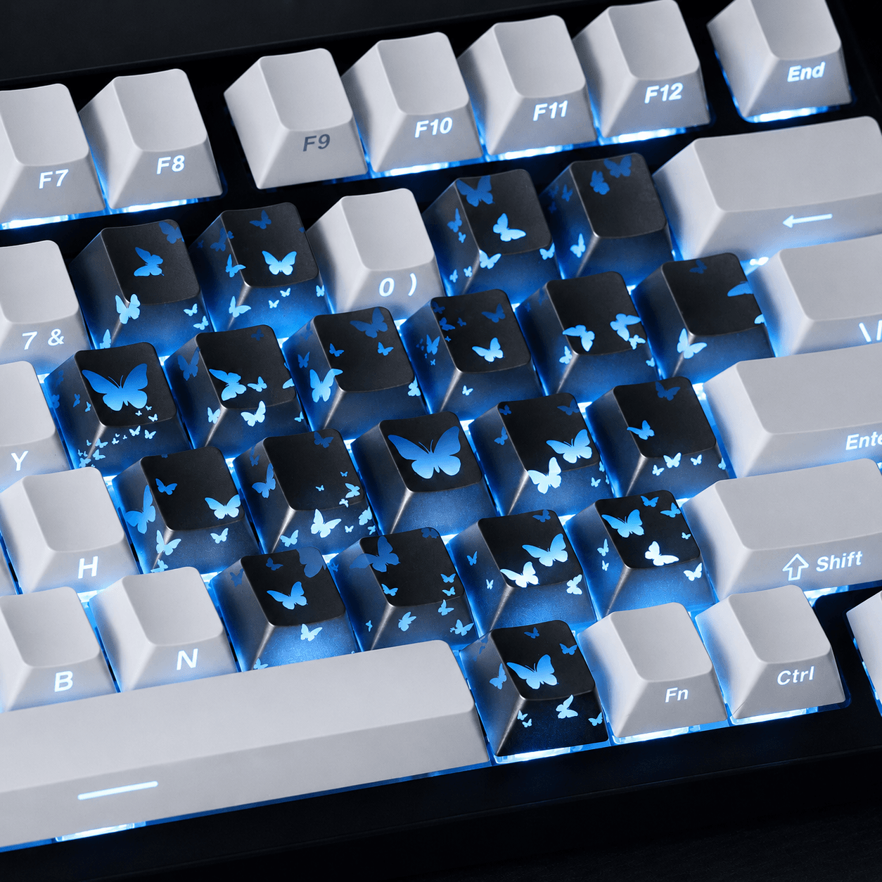 PSY Commu Butterfly Heart Layout 21-Key IMD Keycap Set