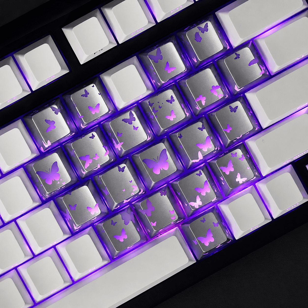 PSY Commu Butterfly Heart Layout 21-Key IMD Keycap Set