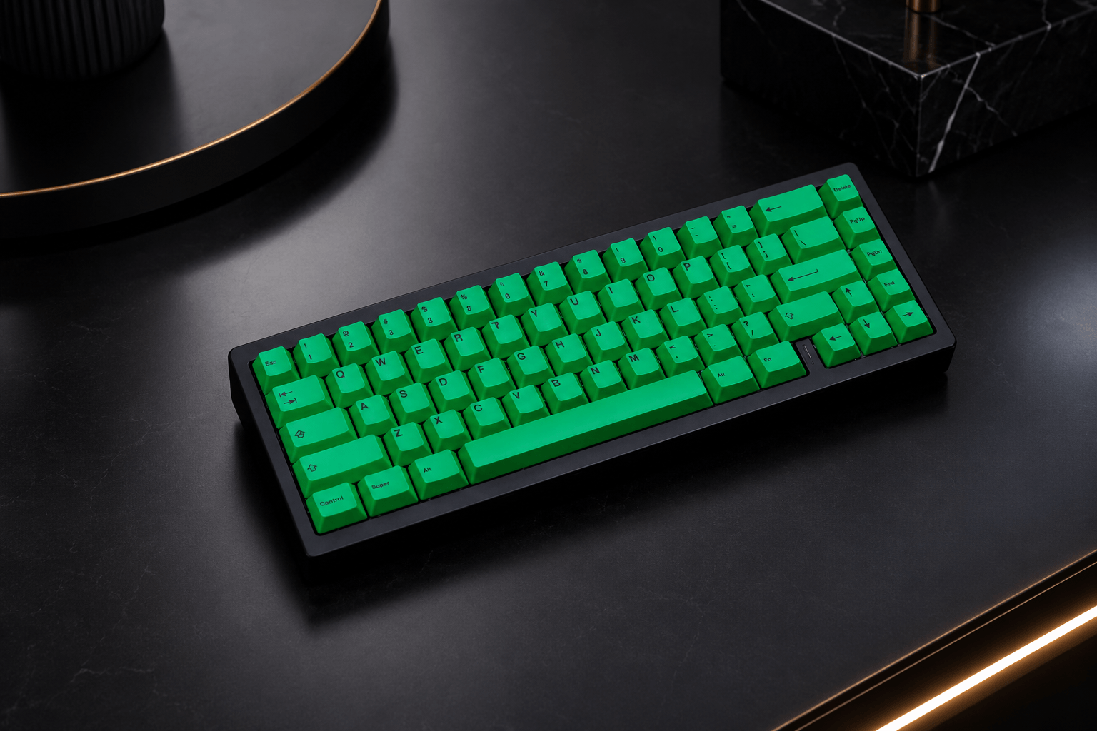 Green Front-Legend Cherry Profile PBT Dye-Sub Keycap Set