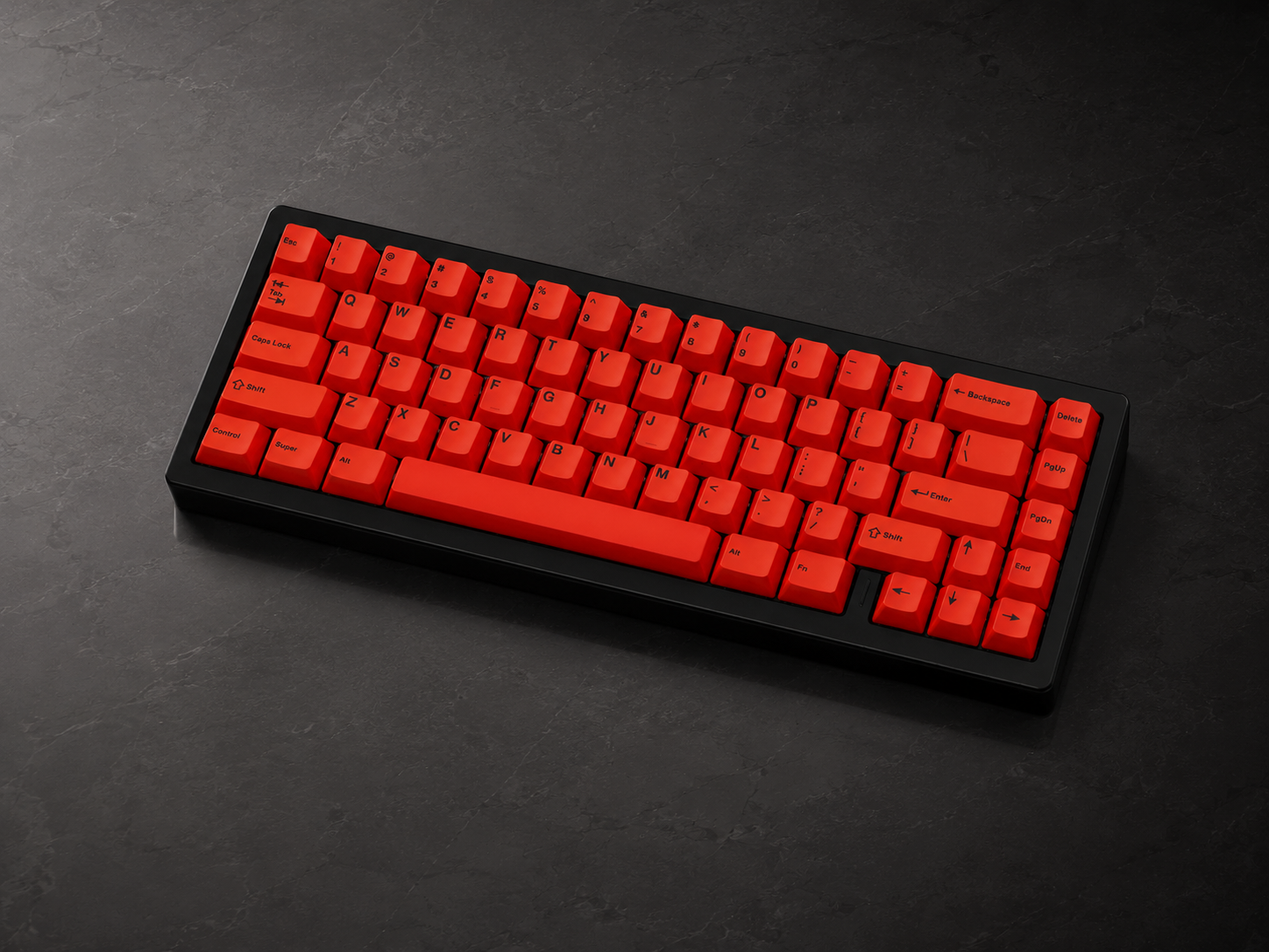 Red Front-Legend Cherry Profile PBT Dye-Sub Keycap Set