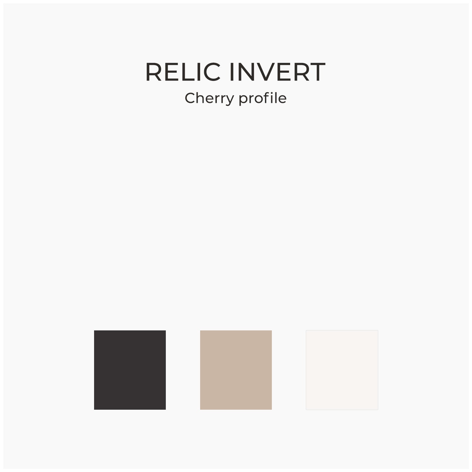 RELIC INVERT KEYCAPS - CHERRY PROFILE