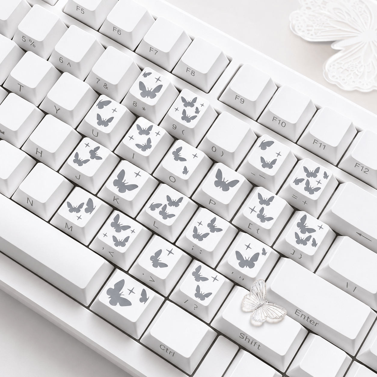 PSY Commu Butterfly Heart Layout 21-Key IMD Keycap Set