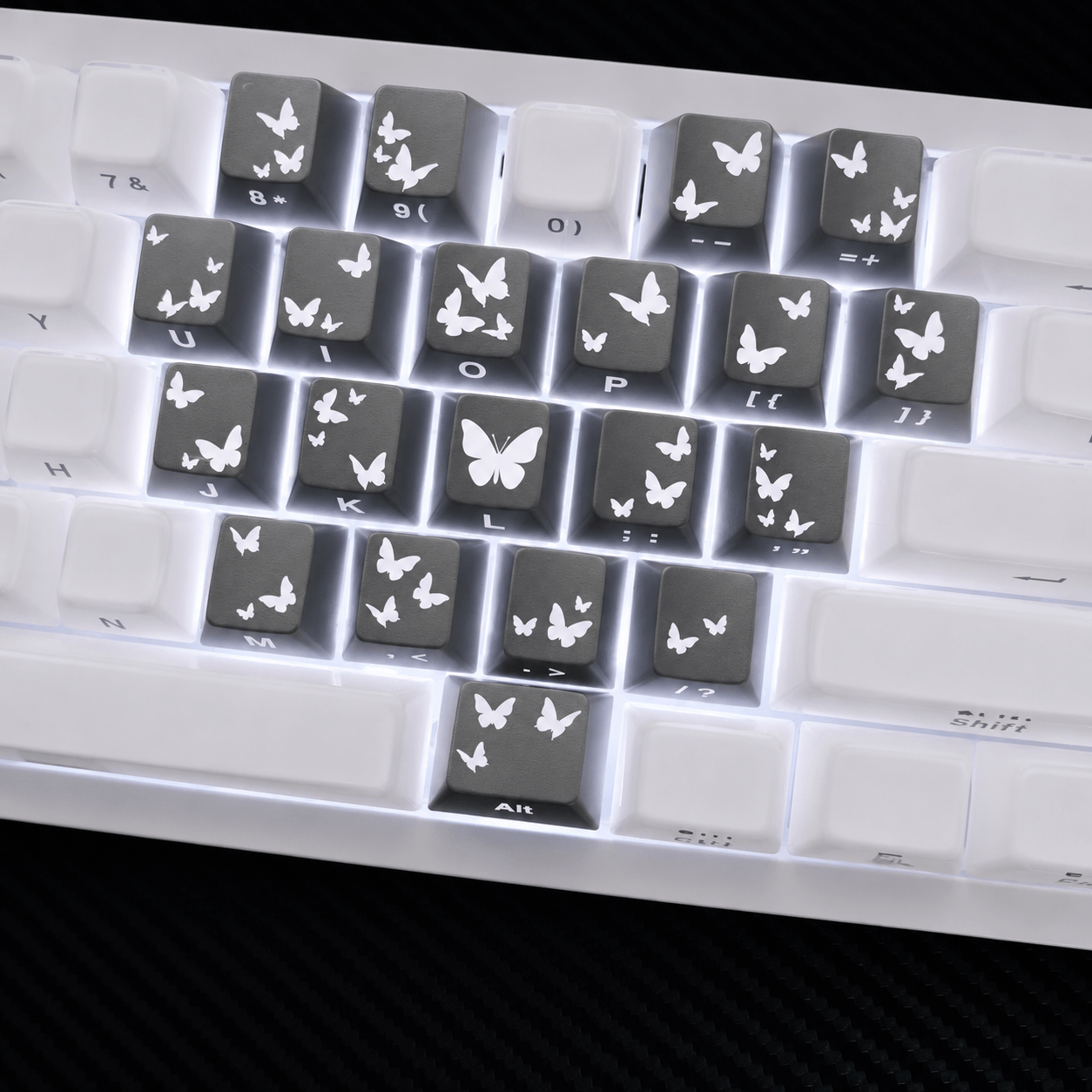 PSY Commu Butterfly Heart Layout 21-Key IMD Keycap Set