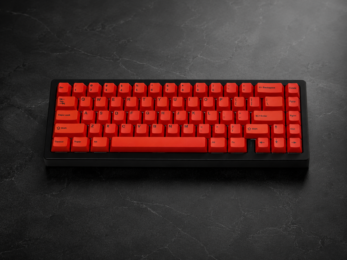 Red Front-Legend Cherry Profile PBT Dye-Sub Keycap Set