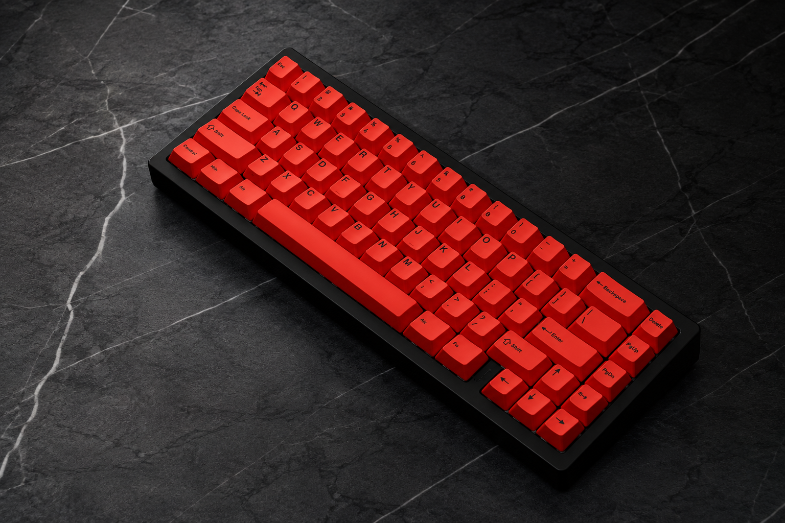 Red Front-Legend Cherry Profile PBT Dye-Sub Keycap Set