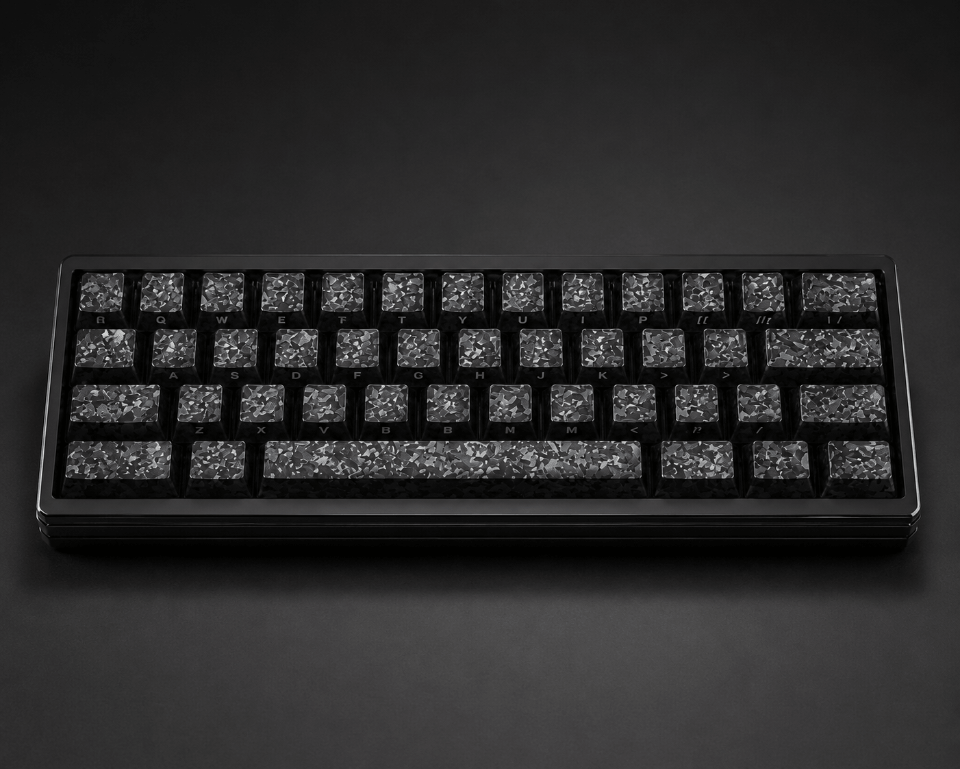 PSY Commu Carbon-Look Keycap Set