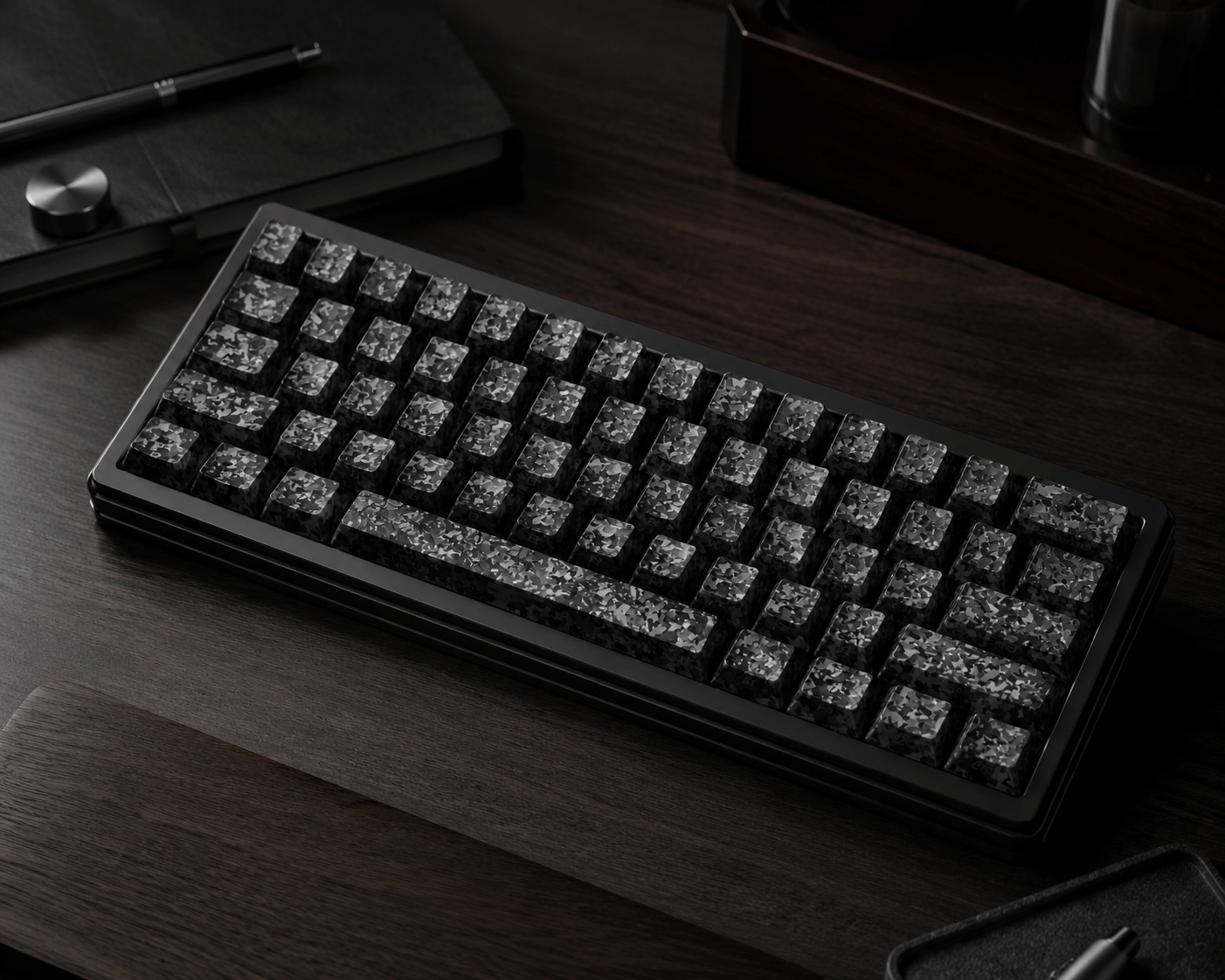 PSY Commu Carbon-Look Keycap Set