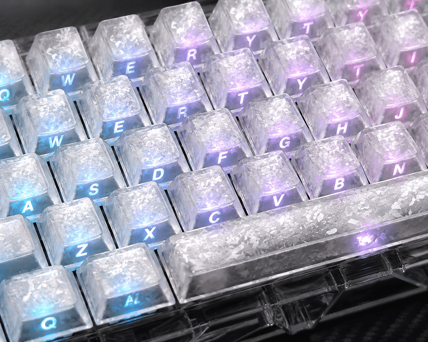 PSY Commu Carbon-Look Keycap Set