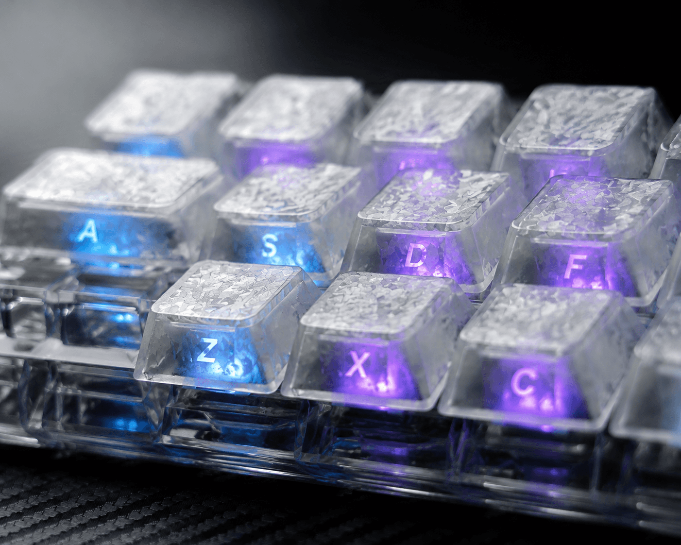 PSY Commu Carbon-Look Keycap Set