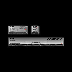 Front & Back Hollow Keycaps Set